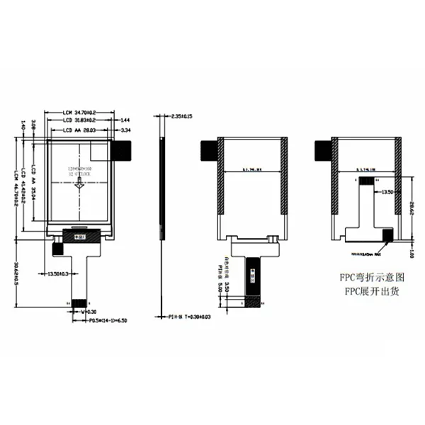 TFT 1,77 inča St7735